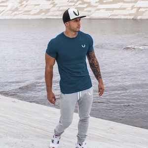 Camiseta de entrenamiento muscular para hombre, prenda de vestir, con estampado personalizado, material de alta calidad, de algodón puro, para gimnasio y musculación - Product Image 5