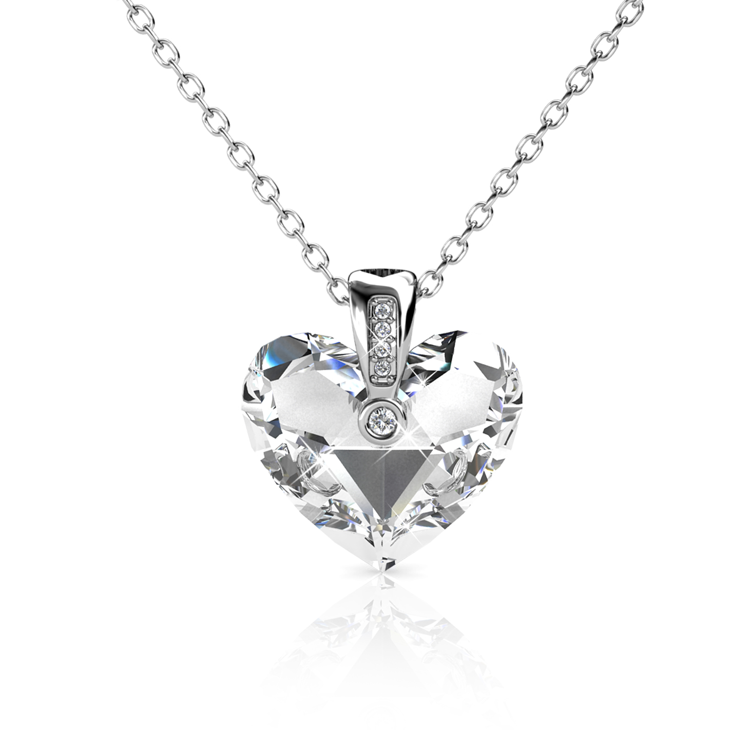 Brass 18k White Gold Plated Most Popular Necklace