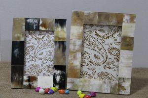 Marco de fotos de cuerno de diseño tradicional moderno en marco de resina de diferentes colores para la decoración del hogar y la Oficina exportador de Sambhal - Product Image 4