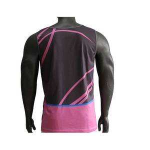 Men's XL Sleeveless Cotton Spandex Tank Top Custom Logo Gym <b>Singlet</b> with Four-Way Stretch for Bodybuilding and <b>Running</b> - Product Image 2