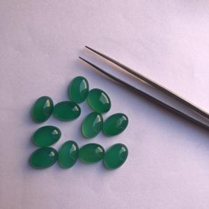 8mm 10mm Natural Green <b>Onyx</b> Stone Smooth Oval Loose Cabochon Gemstones for Jewelry Making Necklace <b>Bracelet</b> Online Alibaba 2025 - Product Image 2