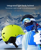 Casque de ski pour adultes et enfants à coque ABS très vendu, casques de snowboard d'hiver pour l'extérieur avec des coussinets plus épais