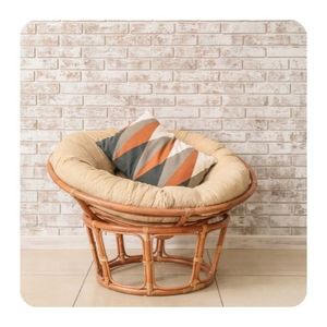 Papasan เก้าอี้หวายไม้ไผ่มือทอเก้าอี้หวายราคาที่ดีที่สุดออกแบบใหม่ - Product Image 6