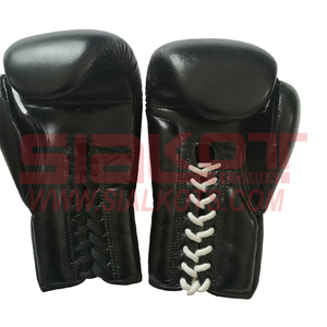 Custom Made Shiny Boxing Gloves Lace Up Boxing Handmade Mould Boxing Gloves 5229 - Product Image 1