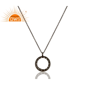 Collar con colgante de topacio blanco Natural, joyería de plata de ley 925 con piedras preciosas - Product Image 2