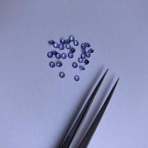 Pierres précieuses Tanzanite bleue naturelle de 3 mm, taille facettée, pierres brutes certifiées IGI pour la fabrication de bijoux, collier, pendentif, bague, bricolage Alibaba - Product Image 1