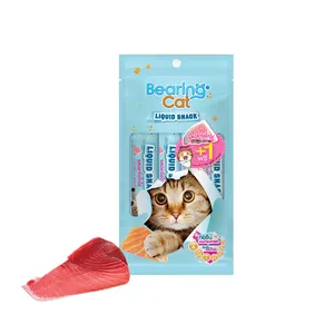 No.1 חתול רטוב חטיף של נושאות חתול נוזל חטיף 4 + 1 שקיות בחבילה Otoro טעם