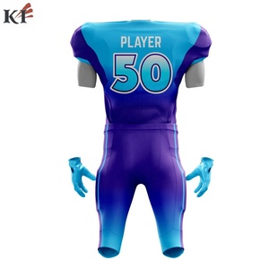 Uniforme de football américain respirant au style unique, design personnalisé pour l'équipe nationale de football, 100 % polyester, USA 2026 - Product Image 3