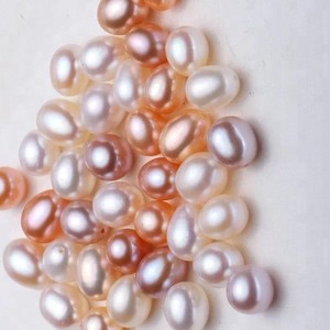 TEARDROP AA TOP QUALITY LUSTER PURE NATURAL FRESHWATER ORIGINAL RICE PEARL - Product Image 2