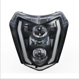 E-mark Approbation LED Phare Kits compatible avec Enduro Vélos Motos D'aventure pour EXC / EXC-F EXCF 125 200 250 300 350 450 500 - Product Image 1