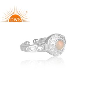 Bague en argent Sterling fait à la main, opale éthiopienne, pierre précieuse, vente en gros - Product Image 3