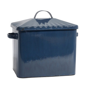 Vintage Metal Bread Box <b>Storage</b> Bin <b>Kitchen</b> Decor Counter Top Ins Style Food <b>Storage</b> <b>Container</b> Use As Keeper or Holder - Product Image 6