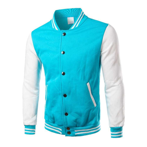 Chaqueta de béisbol de lana de algodón personalizada para hombre de alta calidad chaqueta Letterman - Product Image 6