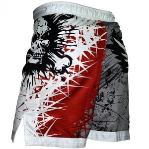 4-WAY STRETCH WOVEN FABRIC 300G 100% POLYESTER DIGITAL PRINT CUSTOM MMA <b>GRAPPLING</b> TRAINING <b>SHORTS</b> - Product Image 3