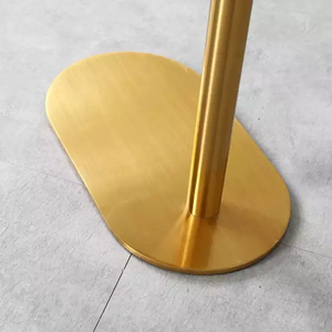 Mesa lateral de Metal para sala de estar, mueble decorativo de diseño único, Color dorado - Product Image 2