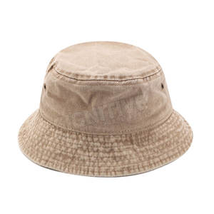 Chapeau seau décontracté en sergé de coton avec logo imprimé personnalisé pour hommes Tissu denim avec visière Style le plus récent pour la pêche en plein air aussi pour les enfants - Product Image 5