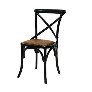 Silla de Comedor de Madera Estilo Granja con Respaldo Cruzado ERICSSON, W480*D520*H890mm, OEM, en Embalaje Estándar - Product Image 6