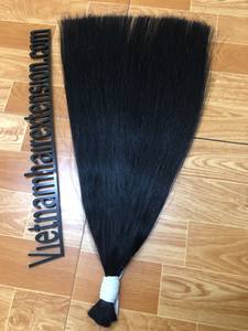 Extensions de cheveux vierges Remy en vrac les plus vendues, style lisse et ondulé, origine Vietnam - Product Image 2