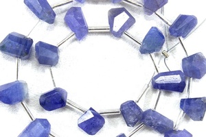 Piedras naturales de tanzanita azul, 23 unidades, pepitas facetadas, fabricante, venta al por mayor - Product Image 5