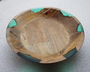 Bol en bois naturel très résistant, lavable, écologique, fait main, forme personnalisée, pour restaurant, hôtel, maison - Product Image 3