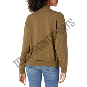 Sudadera con capucha para mujer, con cremallera, forro polar, chaquetas inversas con capucha - Product Image 6