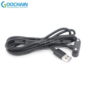 Câble de charge magnétique 5 positions USB Transfert de données et d'alimentation Connecteur Pogo Pin mâle <span class=keywords><strong>femelle</strong></span> 5 positions à ressort - Product Image 3