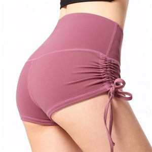 Leggings de Yoga imprimés camouflage pour femme, short de motard taille haute, avec poche, en Spandex, vente en gros, - Product Image 3