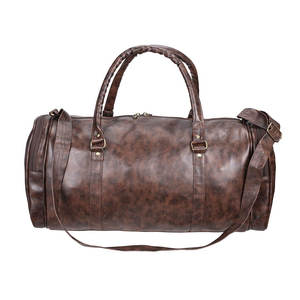 กระเป๋าดัฟเฟิลสำหรับท่องเที่ยวยิม,กระเป๋ายิมกันน้ำกลางแจ้งขนาดใหญ่กระเป๋าเล่นฟิตเนสหนังกีฬาโลโก้แบบกำหนดเอง - Product Image 5