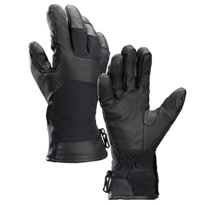 Reflective Design <b>Lock</b> Temperature Outdoor Custom Men's Winter Hand Protectors Leather Split/Full Finger Cross-country <b>Skiing</b> - Product Image 4