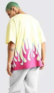 เสื้อยืดโอเวอร์ไซส์สำหรับผู้ชาย, เสื้อยืดผ้าฝ้าย100% พิมพ์ลายทรงหลวมแขนสั้นลำลองใหม่2025 - Product Image 4