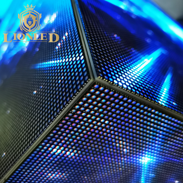 Lionled P2.5 Indoor Full-Color Magic Cube LED Display Screen for Subway Elevator Wayfinding Advertising LED Plinth/Pedestal/Cube