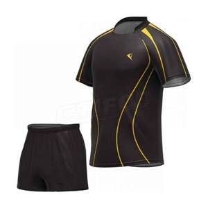 Ensembles d'uniformes de rugby unisexe de conception de logo personnalisé de haute qualité respirant vente en ligne à bas prix - Product Image 2