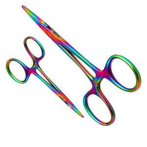 Offre Spéciale Meilleure Qualité En Acier Inoxydable Multi Couleur Hémostatique Pince Droite En Acier Inoxydable Chirurgie Instruments Forceps - Product Image 6