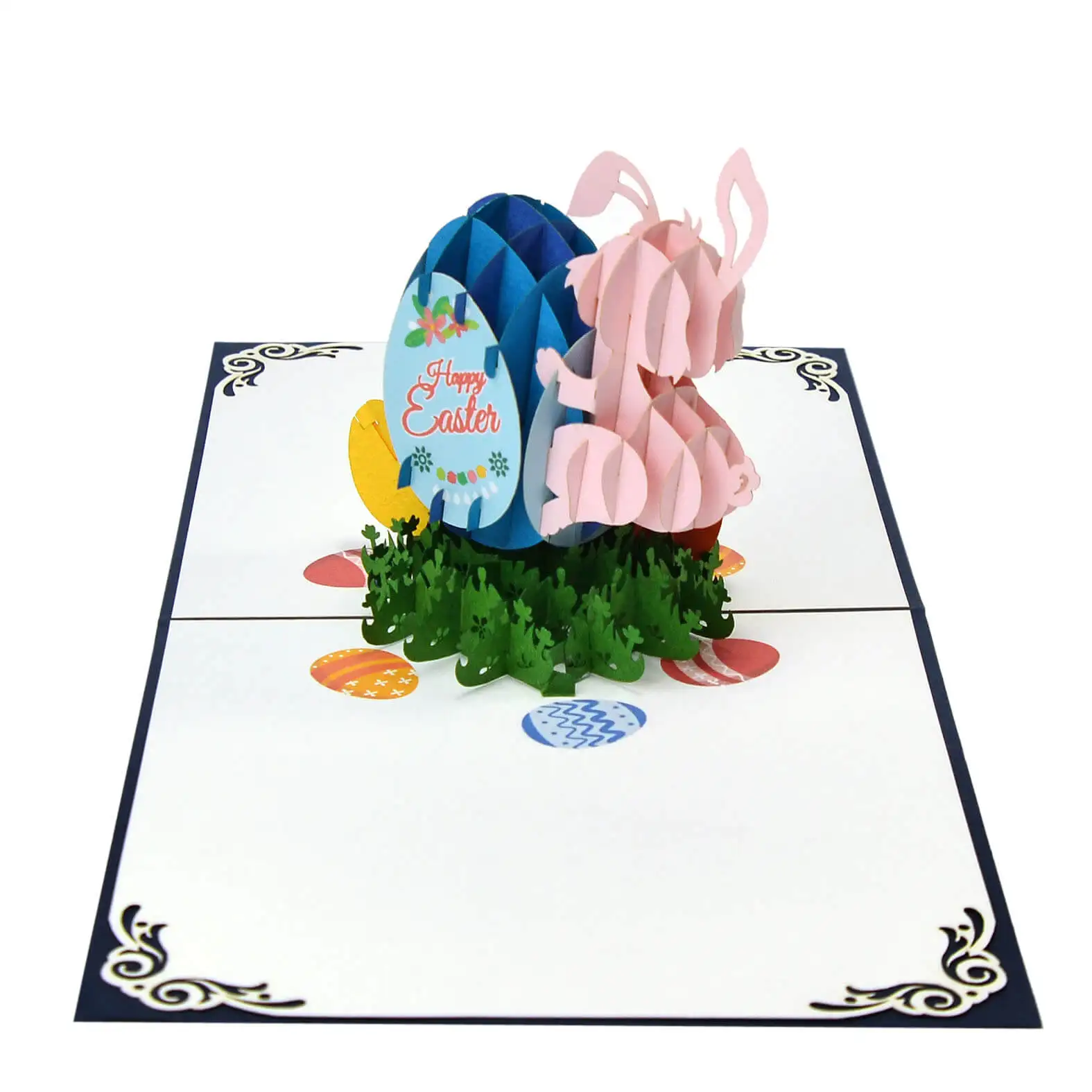 Hallmark Biglietto di congratulazioni per la nascita di una bambina, design tradizionale con scritte e dettagli in lamina d'oro