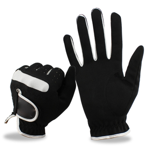 Leather Golf Gloves Left Right Hand Soft-Breathable Pure Sheepskin Golf Glove - Product Image 1