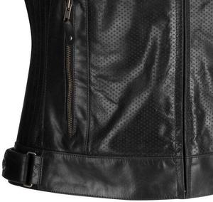 Chaqueta de seguridad para mujer CE de alta calidad, ropa deportiva de cuero de búfalo transpirable perforada, protección de talla grande para motociclistas - Product Image 5