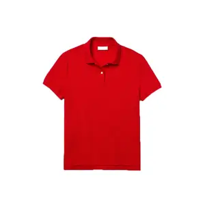 Rote Farbe Frau Polo-Shirts Halbarm Baumwolle Made Shirts für Damen zum niedrigsten Preis