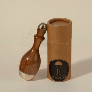 ไม้กายสิทธิ์มาร์มาคานซ่าขนาดเล็กและทรงรีด้ามจับไม้สักสำหรับนวดกดจุดบริษัทผลิตที่ใหญ่ที่สุด - Product Image 5
