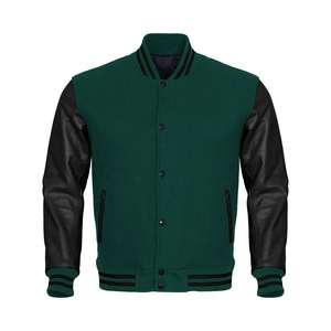 Veste à manches en cuir pour hommes de taille plus veste universitaire légère et personnalisable de style britannique pour l'université conception personnalisée vente en gros - Product Image 1