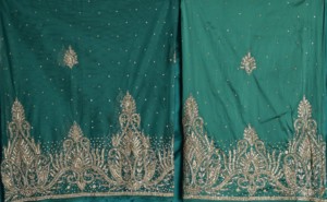 Foulard George perlé sur mesure pour femmes, toutes couleurs, ODM, 5 yards de soie, Rajgadhia Exports, pour adultes, Afrique, Support - Product Image 2