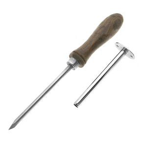 high quality Trocar needle Wood Handle <b>veterinary</b> <b>Instruments</b> - Product Image 1