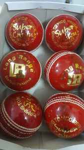 Customized Quality Cricket Hard <b>Ball</b> Export Brand Name Logo Featuring 5 Layers Alum Leather 2 Layers Cork Hand Machine Stitched - Product Image 5