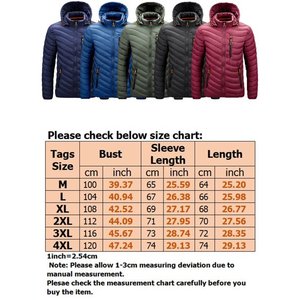 Latest Winter Warm <b>Padded</b> Bubble Jackets Custom Print Sublimation Quilted Down Coat Cheap Price Men Puffer Jacket - Product Image 4