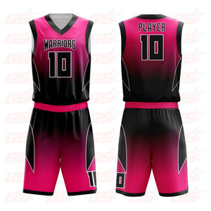 Camiseta de baloncesto de diseño personalizado, pantalones cortos de sublimación, venta al por mayor - Product Image 4