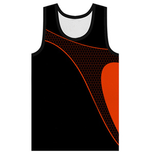 Men's Custom Sublimation Printed Boxing Vest Gym Running Singlet Top with Tank Design Fitness Shorts Clothing - Product Image 1