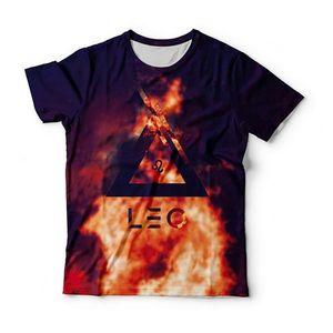 Venta al por mayor de mujeres Fiery Leo en blanco impreso mejor Material Running Wear Active Wears camisetas para mujeres - Product Image 4