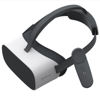 Casque VR tout-en-un PICO G2 avec écran 3K de 5,5 pouces, taux de rafraîchissement de 90 Hz, champ de vision de 101°, 3DoF, 4G, 32G