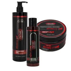 Low MOQ Professional shaving gel for man and after shave care kits