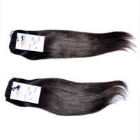10A Bundel Gelombang Lurus Rambut Perawan Peruvian Cerpelai, Tidak Diproses India Tanpa Keriting Bergelombang Rambut Manusia Kusut Bebas Kusut
