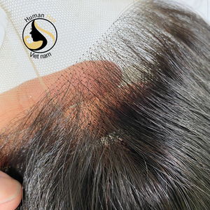 Extensiones de pelo con encaje 100% virgen HD, accesorio capilar liso de 4x4, 5x5, 6x6, 7x7, con cierre de encaje suizo - Product Image 6